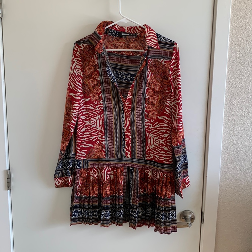 Missguided Print Dress